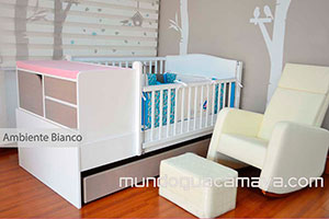 Ambiente Bianco - Cama cuna para bebé