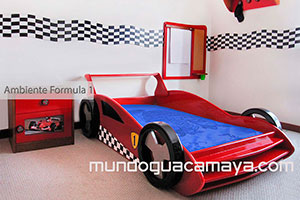 Ambiente Fórmula 1 - Camas para niños