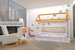 Casita Montessori - Camas para niños