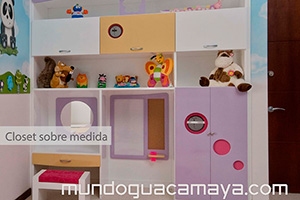 Closet sobre medida - Organizadores biblioteca de juguetes